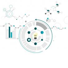 Imagen de unas monedas suspendidas sobre un flotador de agua