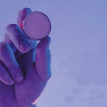 Imagen de unas monedas suspendidas sobre un flotador de agua