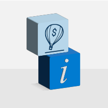 Imagen de unas monedas suspendidas sobre un flotador de agua