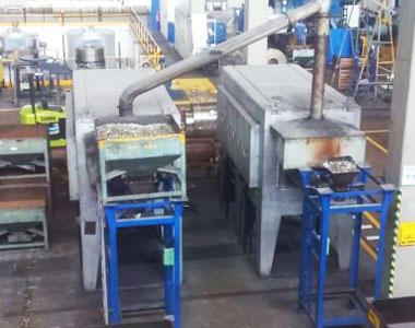Fotografía de horno de recocido de cospel Trómell