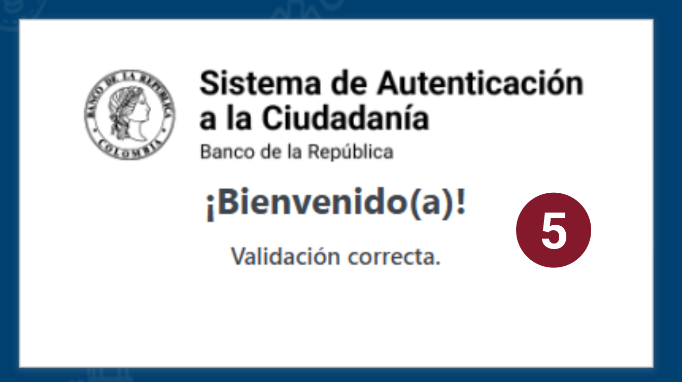 Se muestra la notificación que enviará el sistema al completar el proceso con éxito.