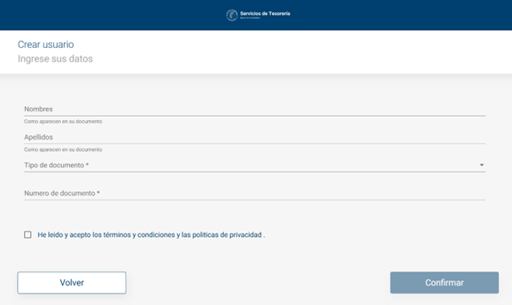 Imagen que muestra los campos que deben ser diligenciados