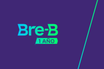 Imagen con logotipo de Bre-B y el texto '1 año'