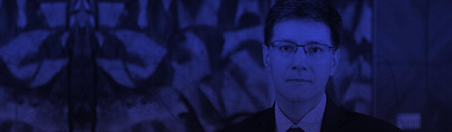 Fotografía de Hernando Vargas, gerente técnico del Banco de la República