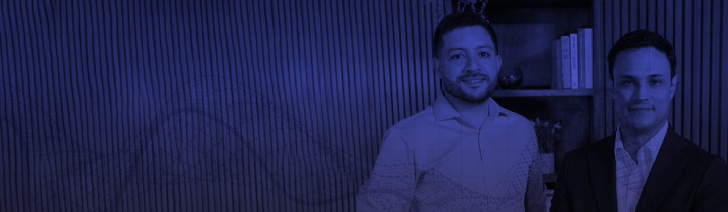 Fotografía de Carlos Quicazán, director de Estabilidad Financiera y Juan Sebastián Mariño, jefe de seguimiento de riesgos sistémicos