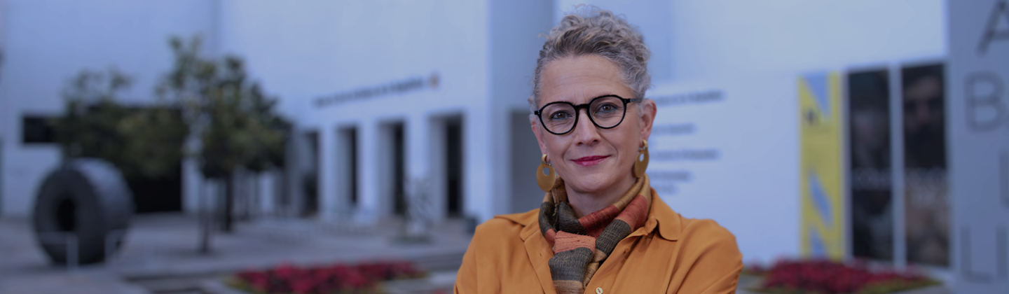 Fotografía de Ángela Pérez, subgerente cultural