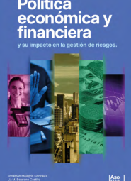 Portada del libro "Política económica y financiera y su impacto en la gestión de riesgos"