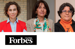 Fotografías de las tres codirectoras