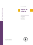 Portada Riesgo de crédito - Informe especial de Estabilidad Financiera - Segundo semestre 2019