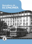 Portada de la colección Borradores de Economía, que evoca la historia del Banco de la República.
