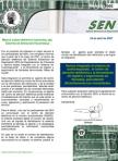 Portada del Boletín Informativo del SEN 2008
