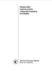 Caratula del libro Ensayos sobre comercio exterior y desarrollo económico en Colombia