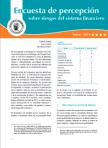 Portada del informe de la Encuesta de percepción sobre riesgos del sistema financiero