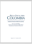 Portada del documento Regla Fiscal para Colombia