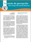 Portada - Encuesta de percepción sobre riesgos del sistema financiero