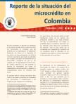 Portada Reporte de la situación del microcrédito en Colombia