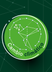Icono que representa cuando una publicación tiene como tema central el cambio climática