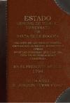 Carátula Estado General de todo el Virreynato de Santafé de Bogotá, 1794 