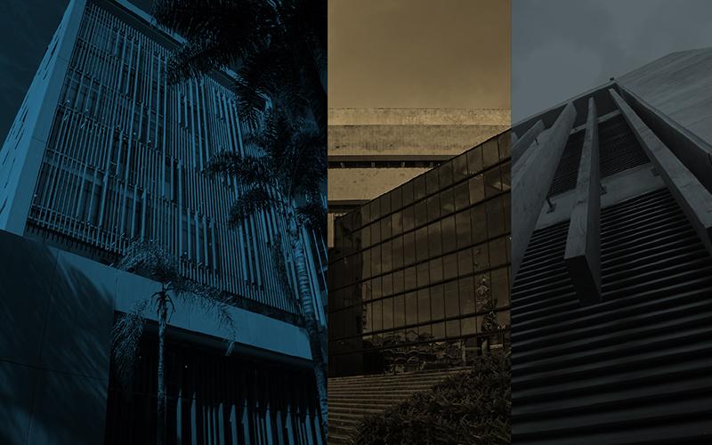 Fachadas edificios del Banco de la República de varias ciudades 