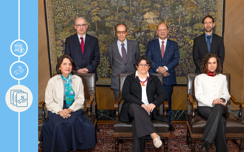 Fotografía de los miembros de Junta Directiva del Banco de la República