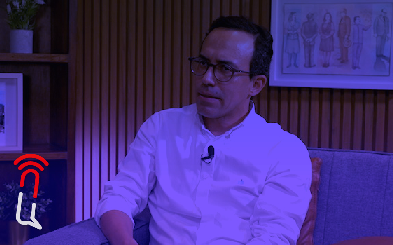 Fotografía Daniel Osorio, investigador del Banco de la República