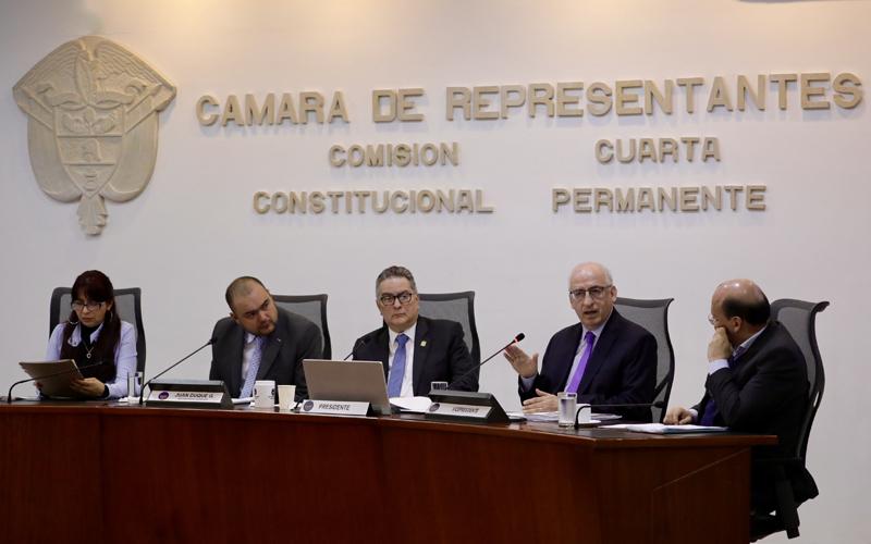 El Gerente General Leonardo Villar en la Comisión cuarta de la Cámara de Representantes
